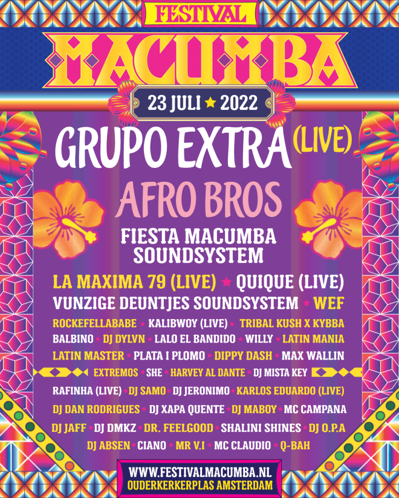 Lineup Festival Macumba 2022