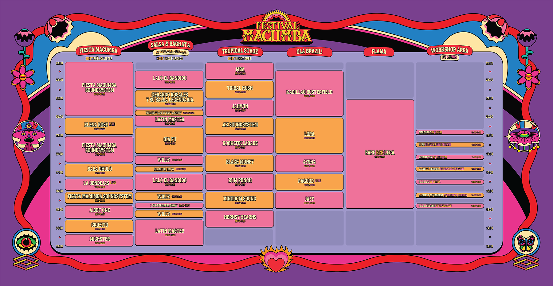 Festival Macumba 2026 timetable